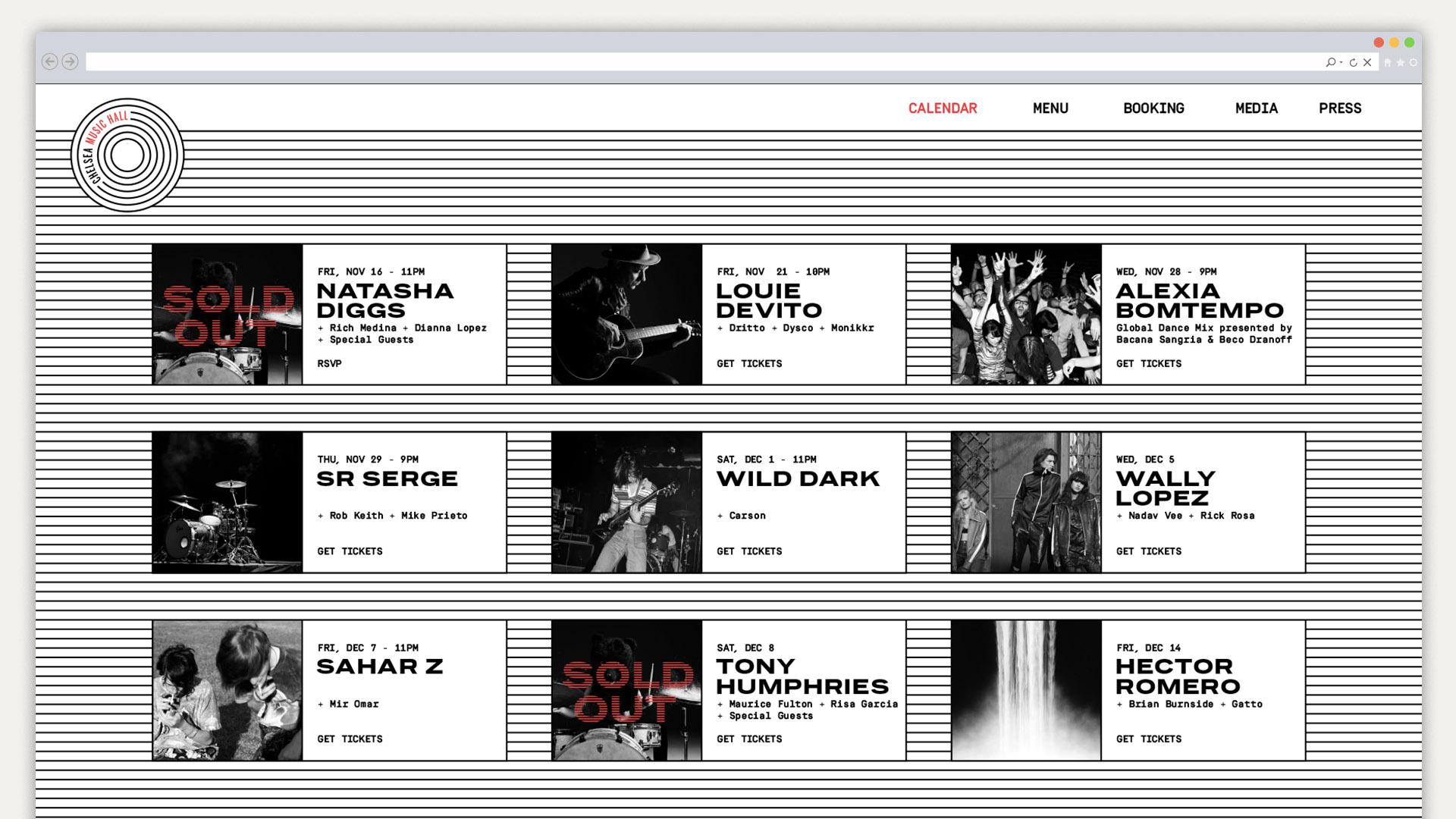 Chelsea Music Hall website