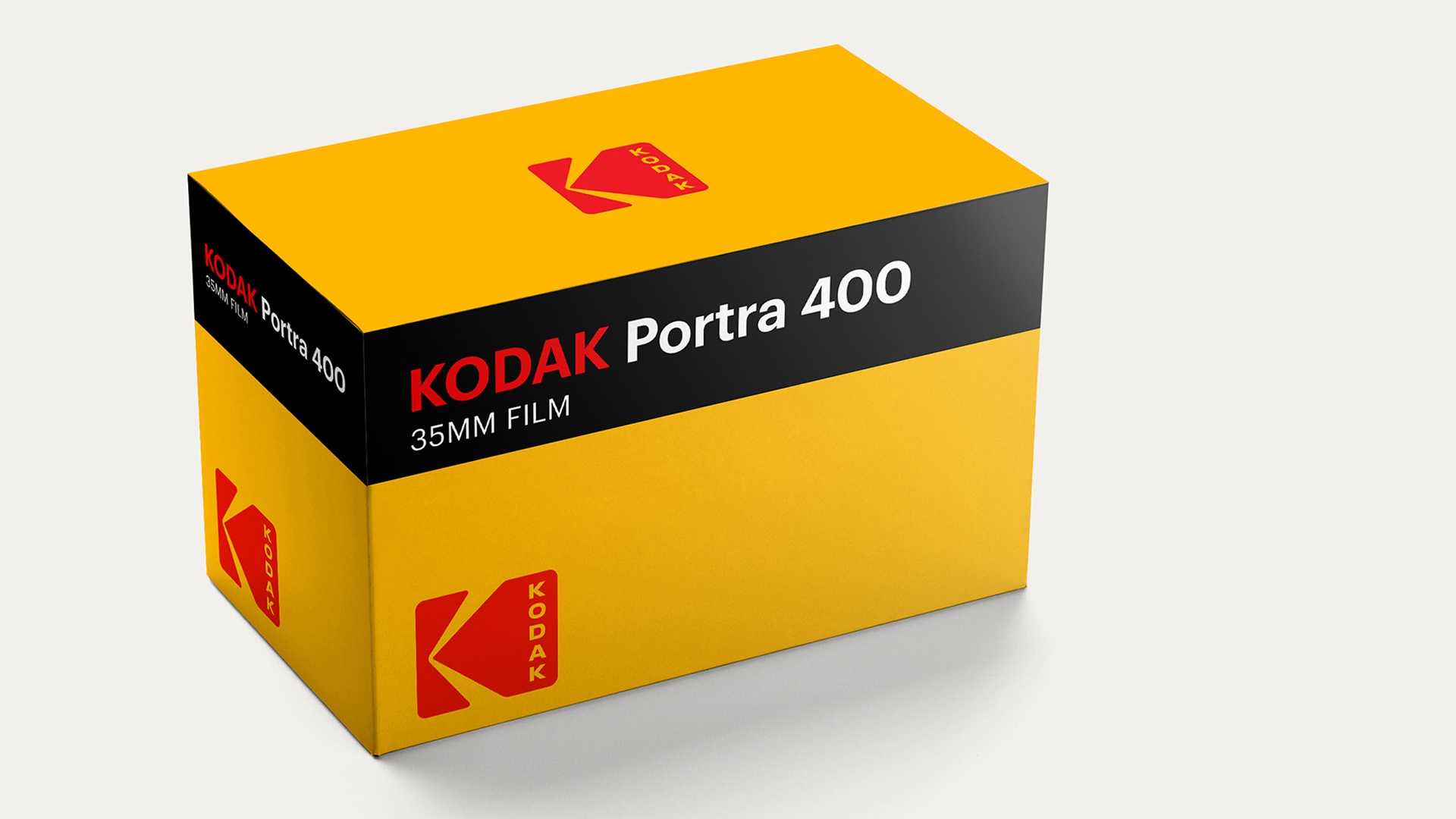 Kodak branding Portra packaging