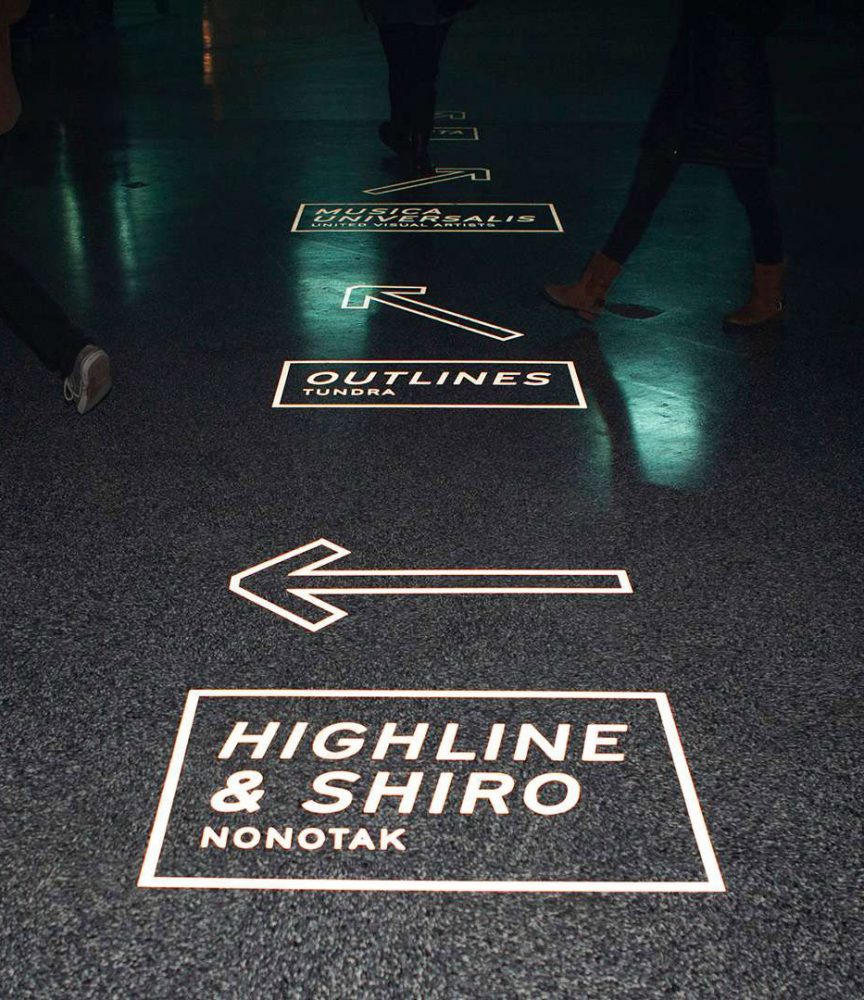 Day for Night Festival wayfinding